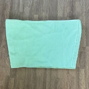 BABATON MINT GREEN RIPPED TUBE TOP SIZE SMALL